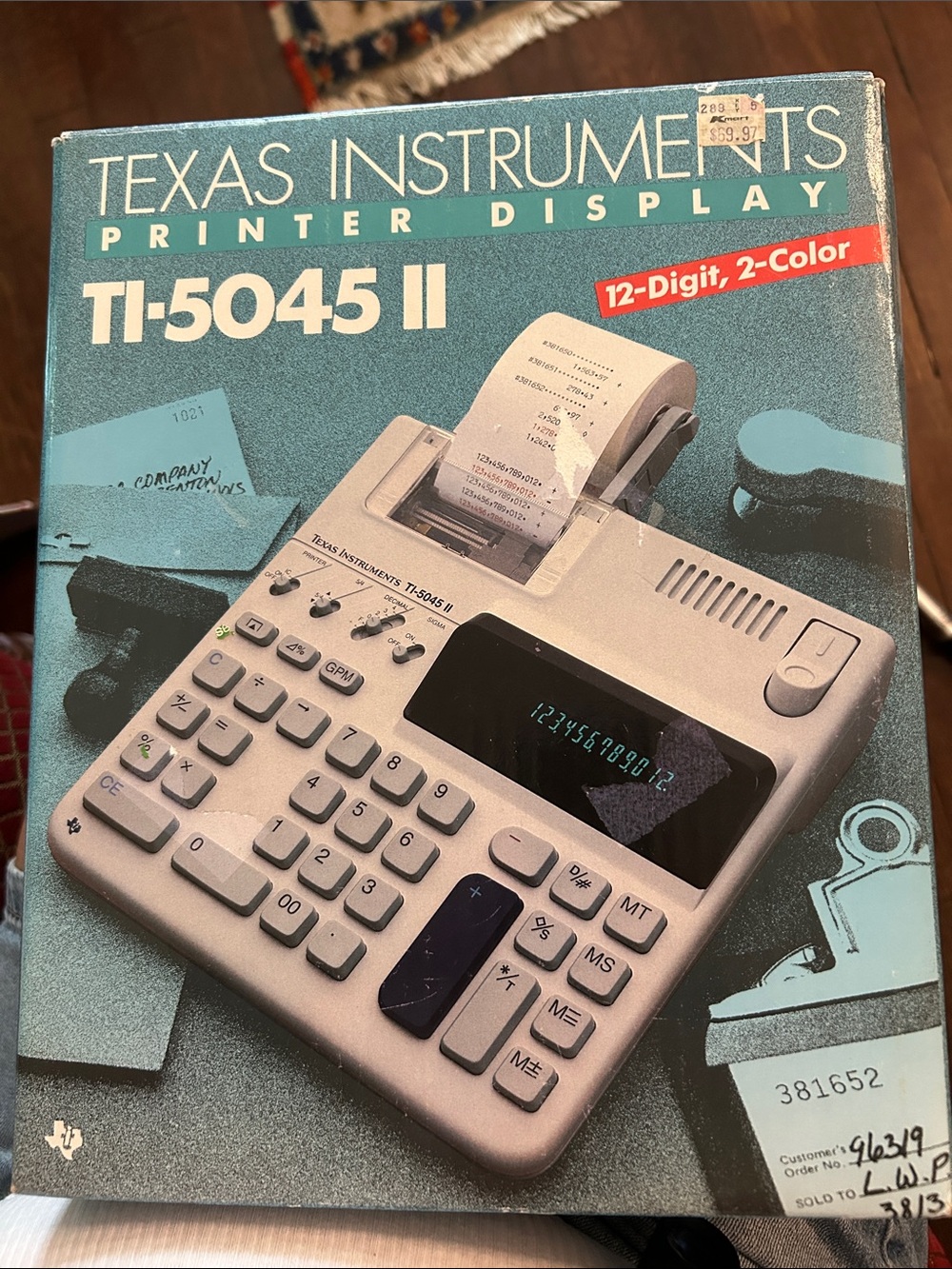 NEW Texas Instruments Calculator with Printer Display and Printer TI-5045-11.